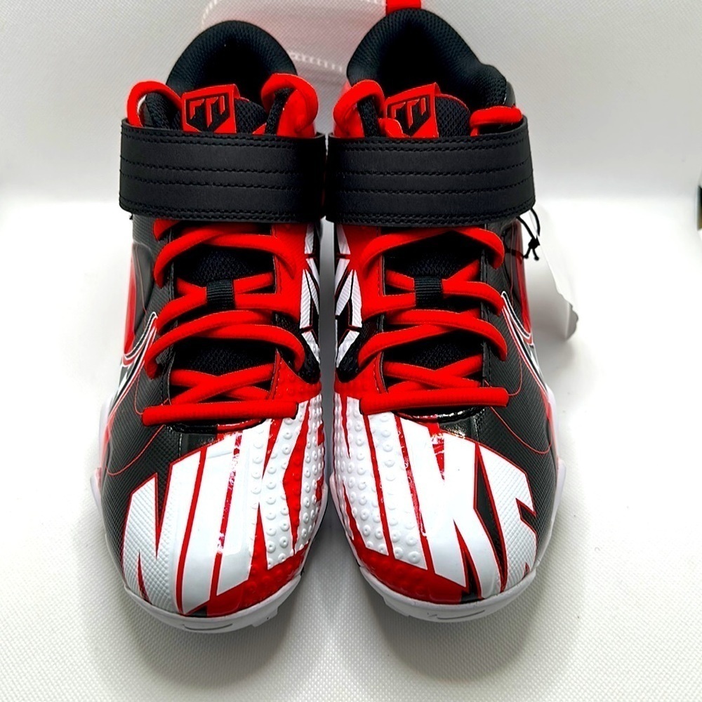 Nike Baseball Youth Force Trout 7 Keystone Challenge Black Red Size 6Y - Picture 1 of 7